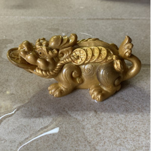 Чайная фигурка золотой Пияо. Photo 2